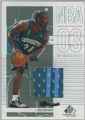 NBA 2002 / 03 SP Game Used - No 8 - Jamal Mashburn