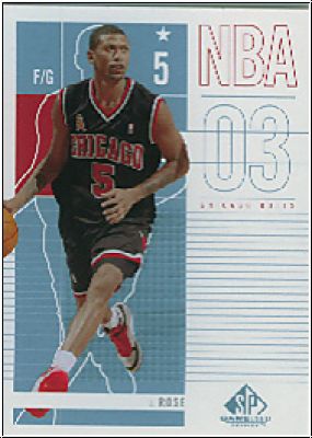 NBA 2002 / 03 SP Game Used - No 11 - Jalen Rose