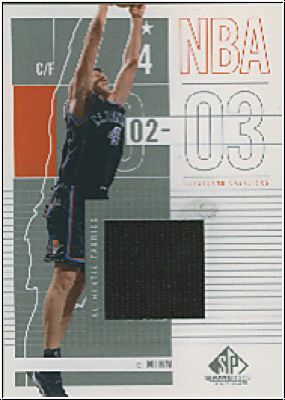 NBA 2002 / 03 SP Game Used - No 17 - Chris Mihm