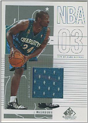 NBA 2002 / 03 SP Game Used - No 8 - Jamal Mashburn