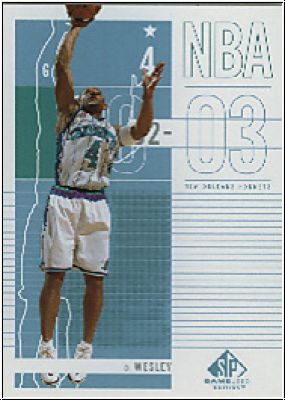 NBA 2002/03 SP Game Used - No 10 - David Wesley