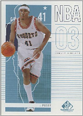 NBA 2002 / 03 SP Game Used - No 25 - James Posey