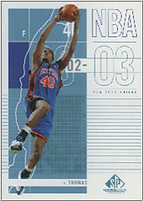 NBA 2002 / 03 SP Game Used - No 67 - Kurt Thomas