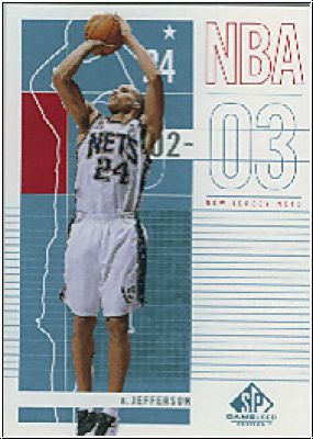 NBA 2002 / 03 SP Game Used - No 61 - Richard Jefferson