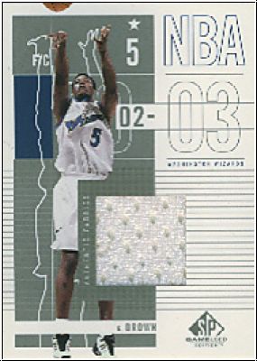 NBA 2002/03 SP Game Used - No 102 - Kwame Brown