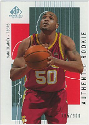 NBA 2002 / 03 SP Game Used - No 119 - Sam Clancy