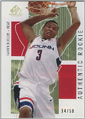 NBA 2002 / 03 SP Game Used Rookies Gold - No 109 - Caron Butler