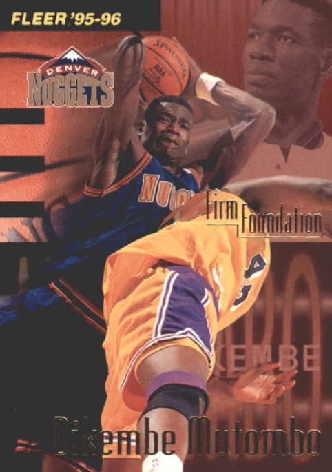 NBA 1995-96 Fleer European - No 397 - Dikembe Mutombo