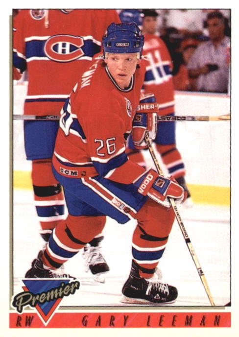 NHL 1993-94 OPC Premier - No 397 - Gary Leeman