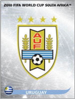 Fussball 2010 Panini WM Südafrika - No 69 - Logo Uruguay