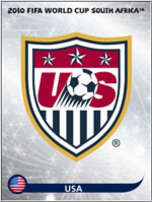 Soccer 2010 Panini World Cup South Africa - No 202 - Logo USA