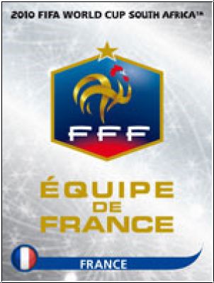 Fussball 2010 Panini WM Südafrika - No 88 - Logo Frankreich