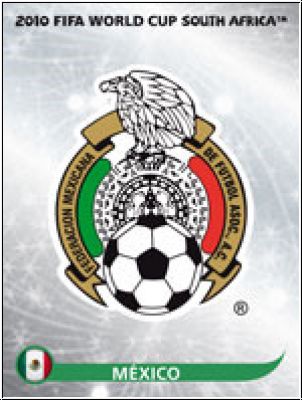 Soccer 2010 Panini World Cup South Africa - No 50 - Logo Mexico