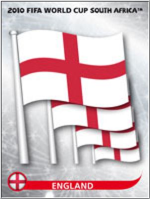 Fussball 2010 Panini WM Südafrika - No 183 - Logo England