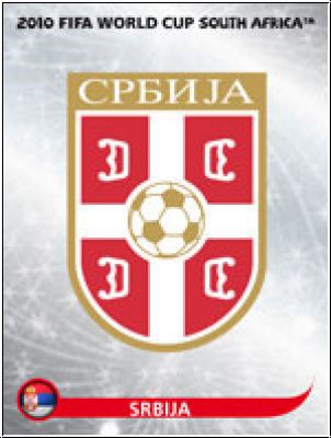 Soccer 2010 Panini World Cup South Africa - No 297 - Logo Serbia