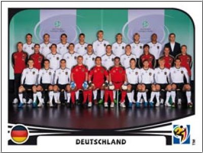 Soccer 2010 Panini World Cup South Africa - No 258 - Team Germany