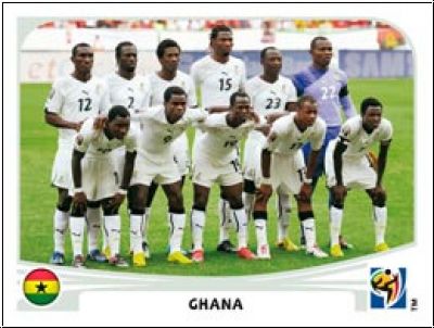 Fussball 2010 Panini WM Südafrika - No 315 - Team Ghana