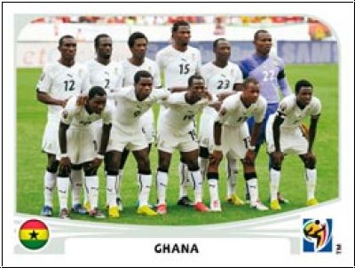 Soccer 2010 Panini World Cup South Africa - No 315 - Team Ghana