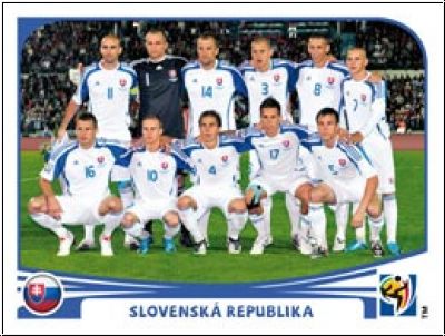 Fussball 2010 Panini WM Südafrika - No 467 - Team Slowakei