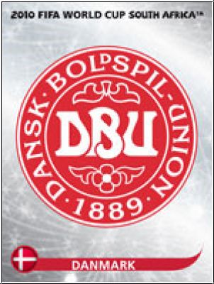 Football 2010 Panini World Cup South Africa - No 354 - Logo Denmark