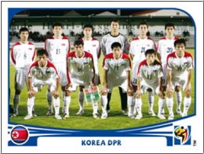 Fussball 2010 Panini WM Südafrika - No 505 - Team Nordkorea