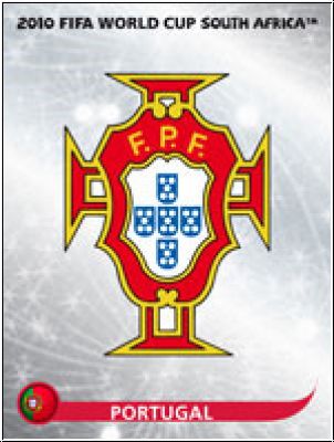 Fussball 2010 Panini WM Südafrika - No 544 - Logo Portugal