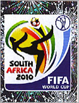 Fussball 2010 Panini WM Südafrika - No 4 - offizielles Emblem