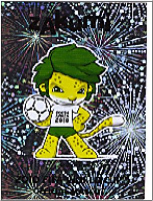 Soccer 2010 Panini World Cup South Africa - No 29 - Zakumi