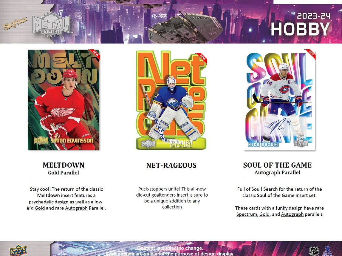 NHL 2023-24 Metal Universe Hobby