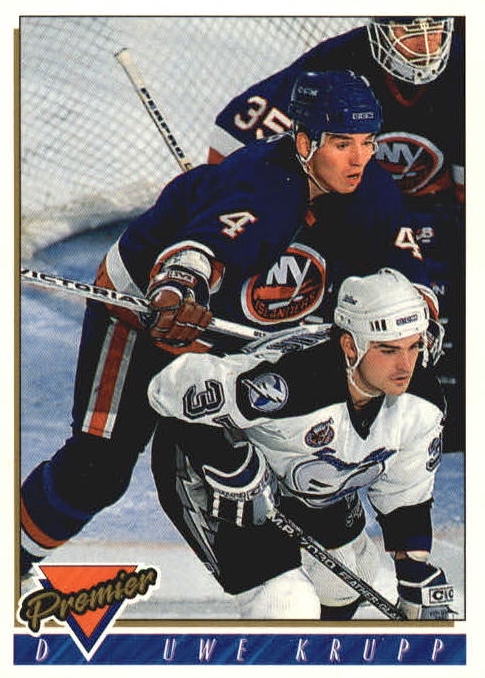 NHL 1993 / 94 Topps Premier - No 3 - Uwe Krupp