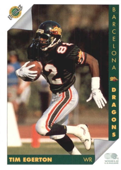 NFL 1992 Ultimate WLAF - No 3 - Tim Egerton