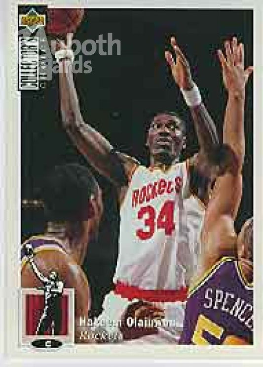 NBA 1994-95 Collector's Choice International German - No 34 - Hakeem Olajuwon