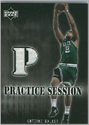 NBA 2002 / 03 Upper Deck Practice Session Jerseys - No AW-PS - Antoine Walker