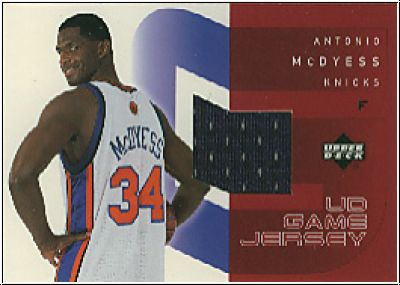 NBA 2002/03 Upper Deck UD Game Jerseys 1 - No MC - Antonio McDyess