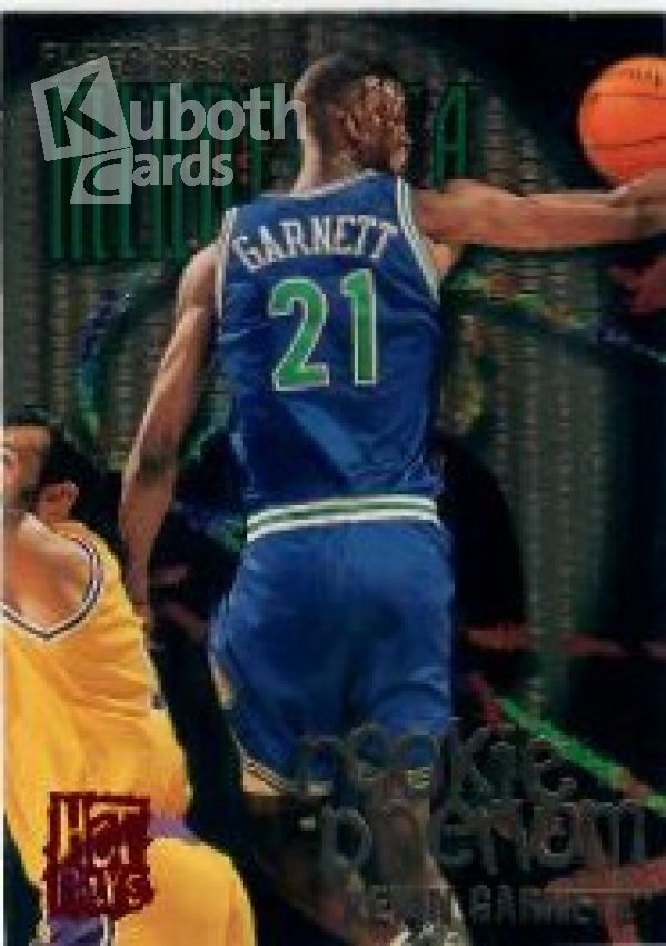 NBA 1995-96 Fleer European - No 490 - Kevin Garnett