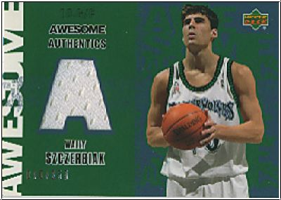 NBA 2002/03 UD Authentics Awesome Authentics - No WS-A - Wally Szcerbiak