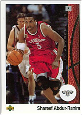 NBA 2002 / 03 UD Authentics - No 1 - Shareef Abdur-Rahim