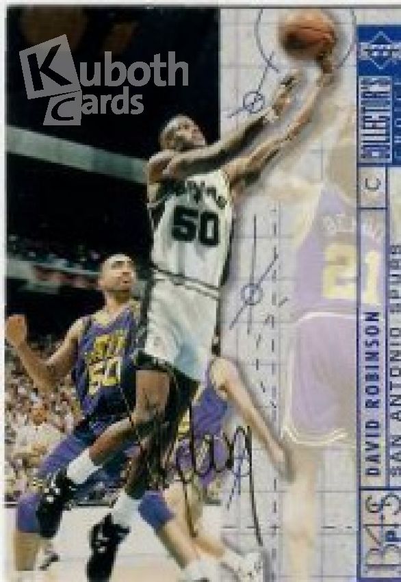 NBA 1994-95 Collector's Choice International German Gold Signature - No 395 - David Robinson