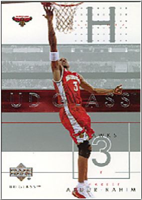 NBA 2002 / 03 UD Glass - No 1 - Shareef Abdur-Rahim