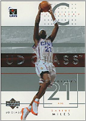 NBA 2002/03 UD Glass - No 10 - Darius Miles