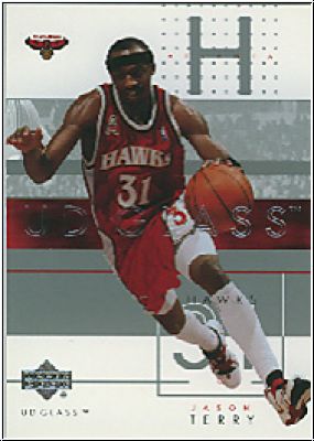 NBA 2002 / 03 UD Glass - No 3 - Jason Terry