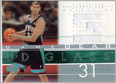 NBA 2002/03 UD Glass Game Gear - No SB-GG - Shane Battier