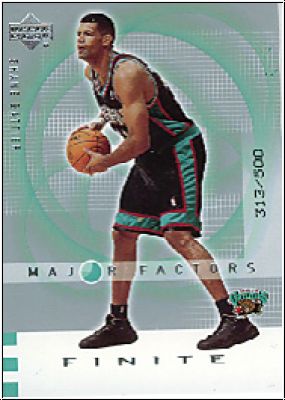 NBA 2002/03 Upper Deck Finite - No 107 - Shane Battier