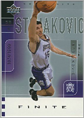 NBA 2002/03 Upper Deck Finite - No 81 - Peja Stojakovic