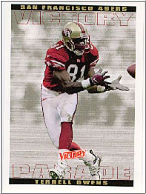 NFL 1999 Upper Deck Victory - No. 346 - Terrell Owens