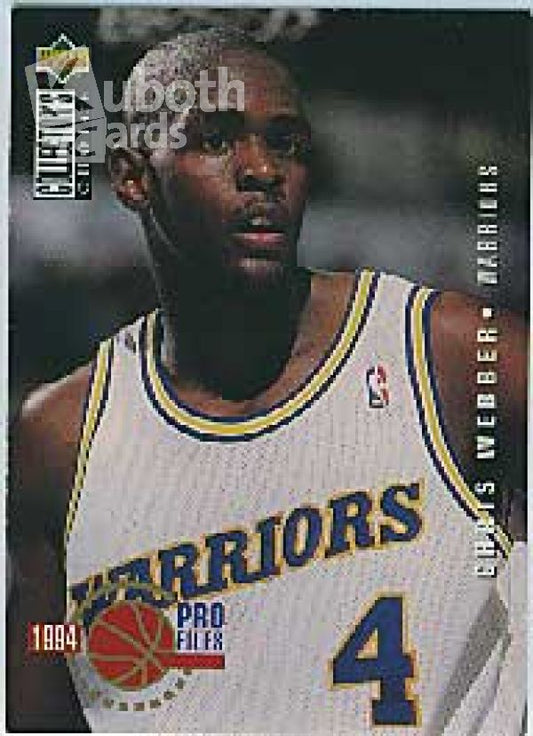 NBA 1994-95 Collector's Choice International German - No 200 - Chris Webber