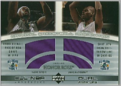 NBA 2002-03 Upper Deck Honor Roll Dual Warm-Ups