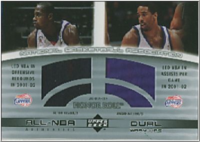 NBA 2002 / 03 Upper Deck Honor Roll Dual Warm-Ups - No EB/AM-W - Elton Brand / Andre Miller