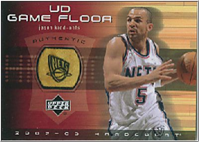 NBA 2002 / 03 Upper Deck Hardcourt UD Game Floor - No JK-F - Jason Kidd