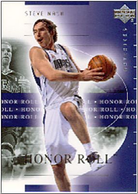 NBA 2001/02 Upper Deck Honor Roll - No 17 - Steve Nash